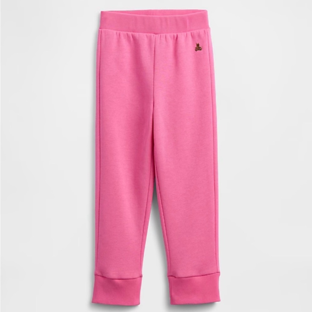 NWT babyGap Pink Brannan Bear Pull-On Fleece Joggers